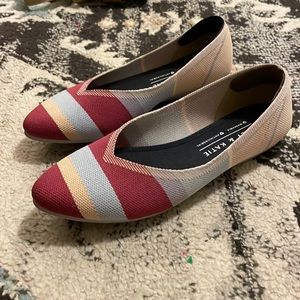 Kelly and Katie striped flat, size 7.5
